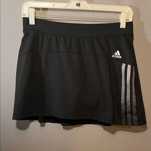 Adidas Black Skirt with Gold Logo